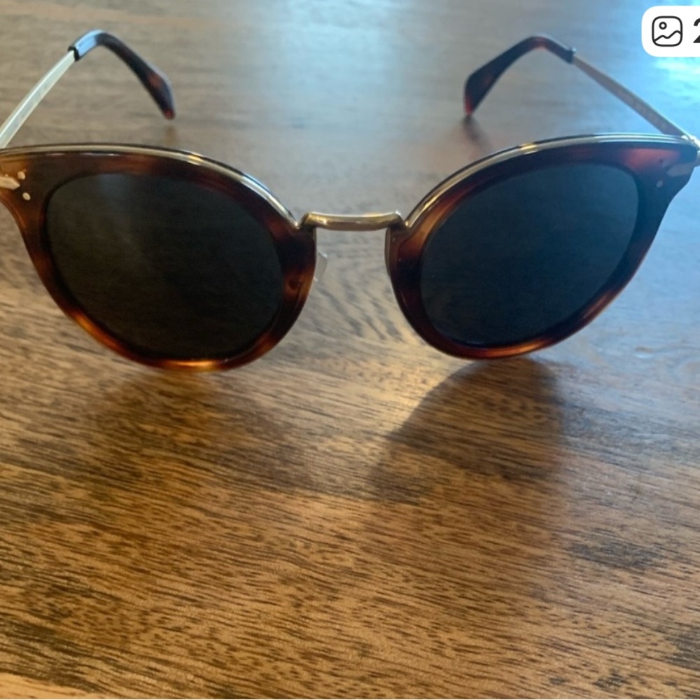 Celine Brown Tortoise Sunglasses - Picture 7 of 7
